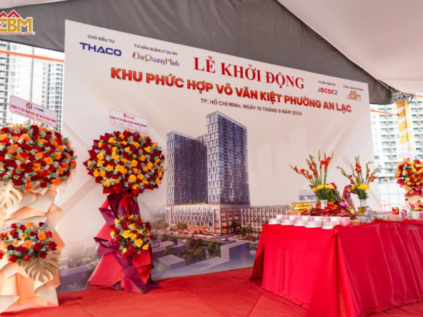 Thaco khởi công khu phức hợp Võ Văn Kiệt quy mô gần 9.500m2 cạnh Akari City