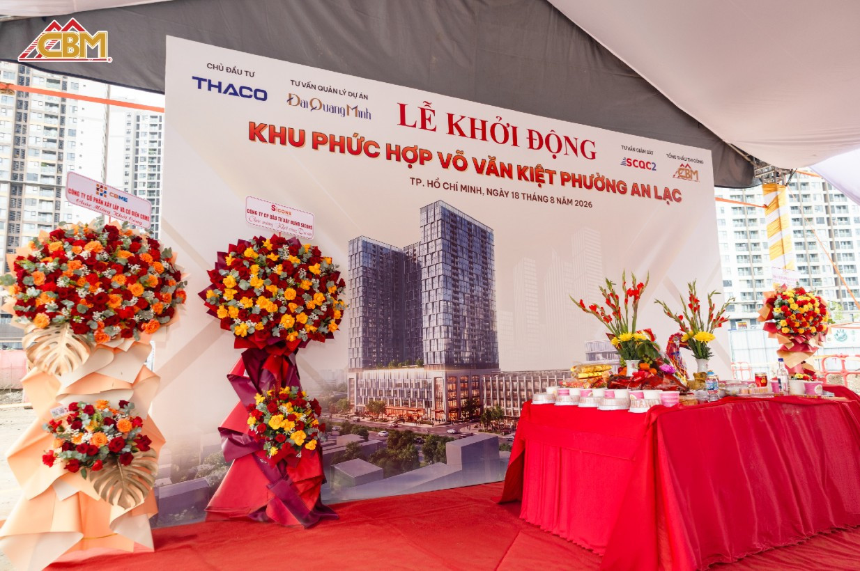 Thaco khởi công khu phức hợp Võ Văn Kiệt quy mô gần 9.500m2 cạnh Akari City