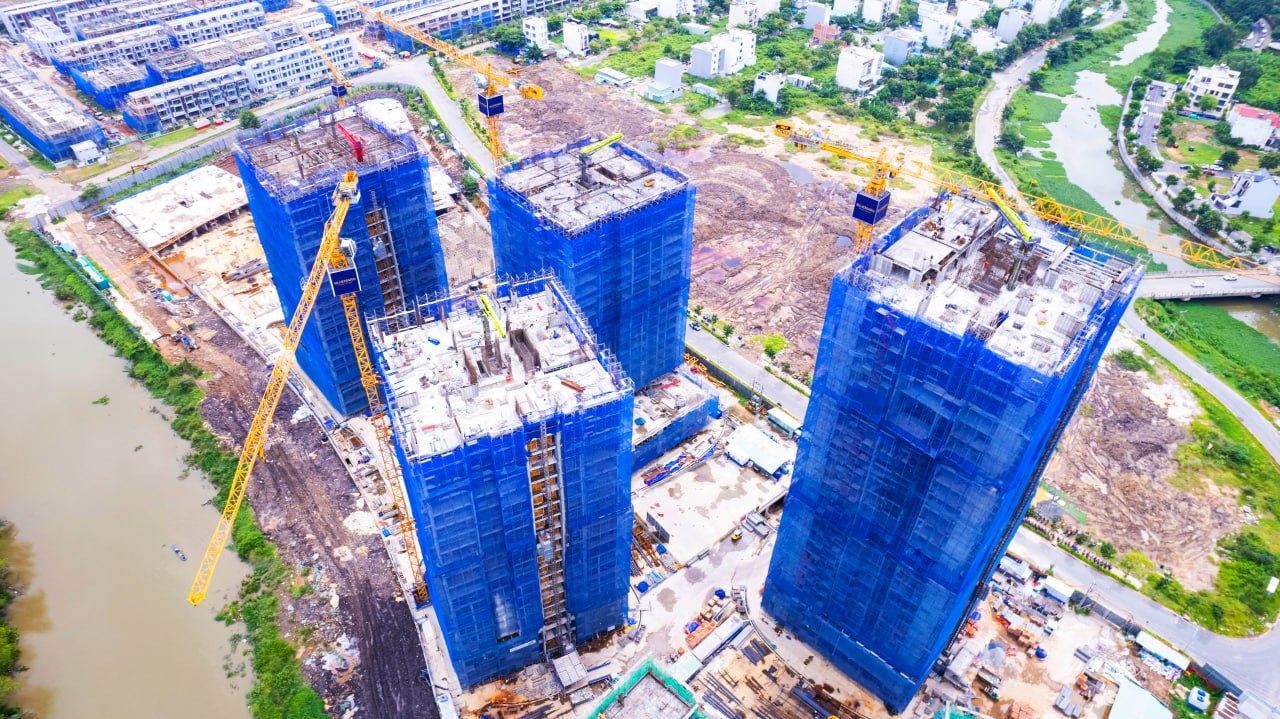 Thi công phần thân The Privé Rạch Chiếc tháng 8 2026