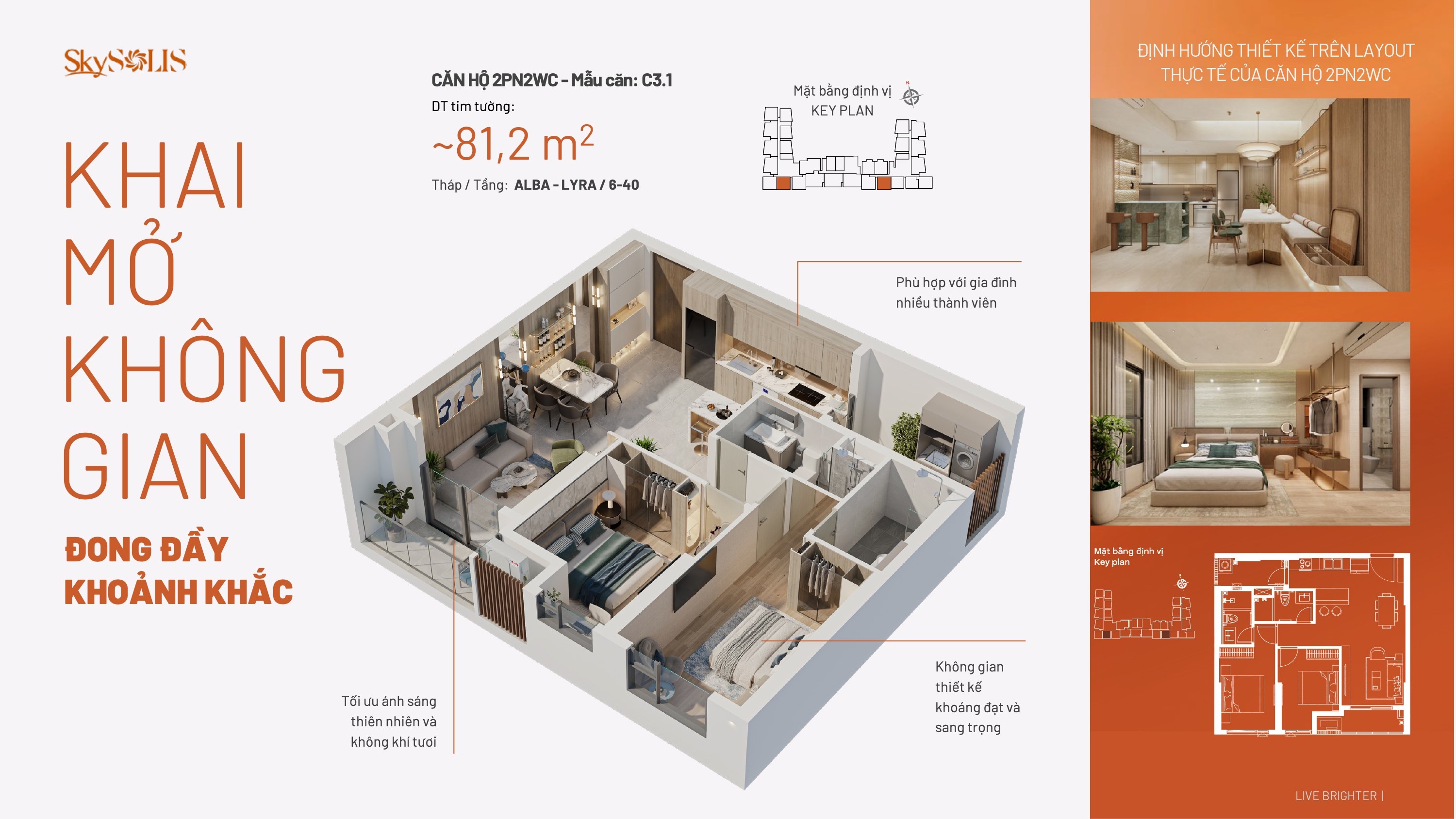 Căn hộ 2PN 81m2