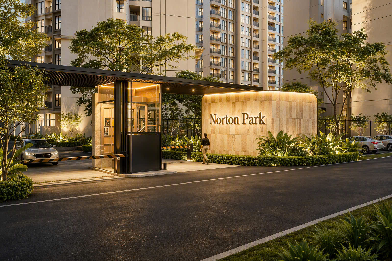 Cổng chào dự án Norton Park Gamuda