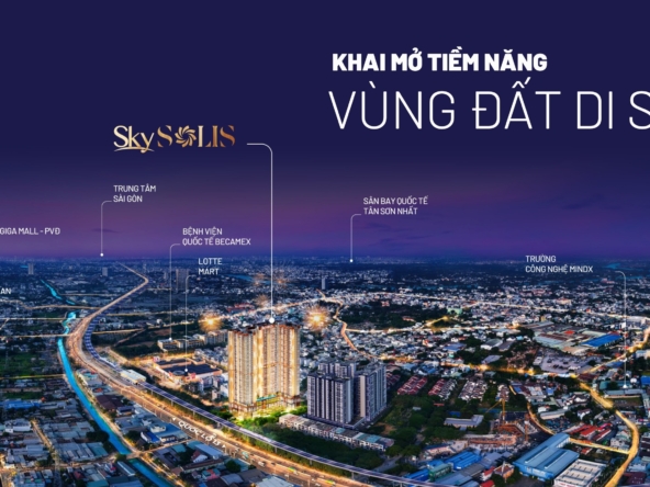 Vị trí Sky Solis mặt tiền Quốc Lộ 13 - Tâm điểm Kết Nối