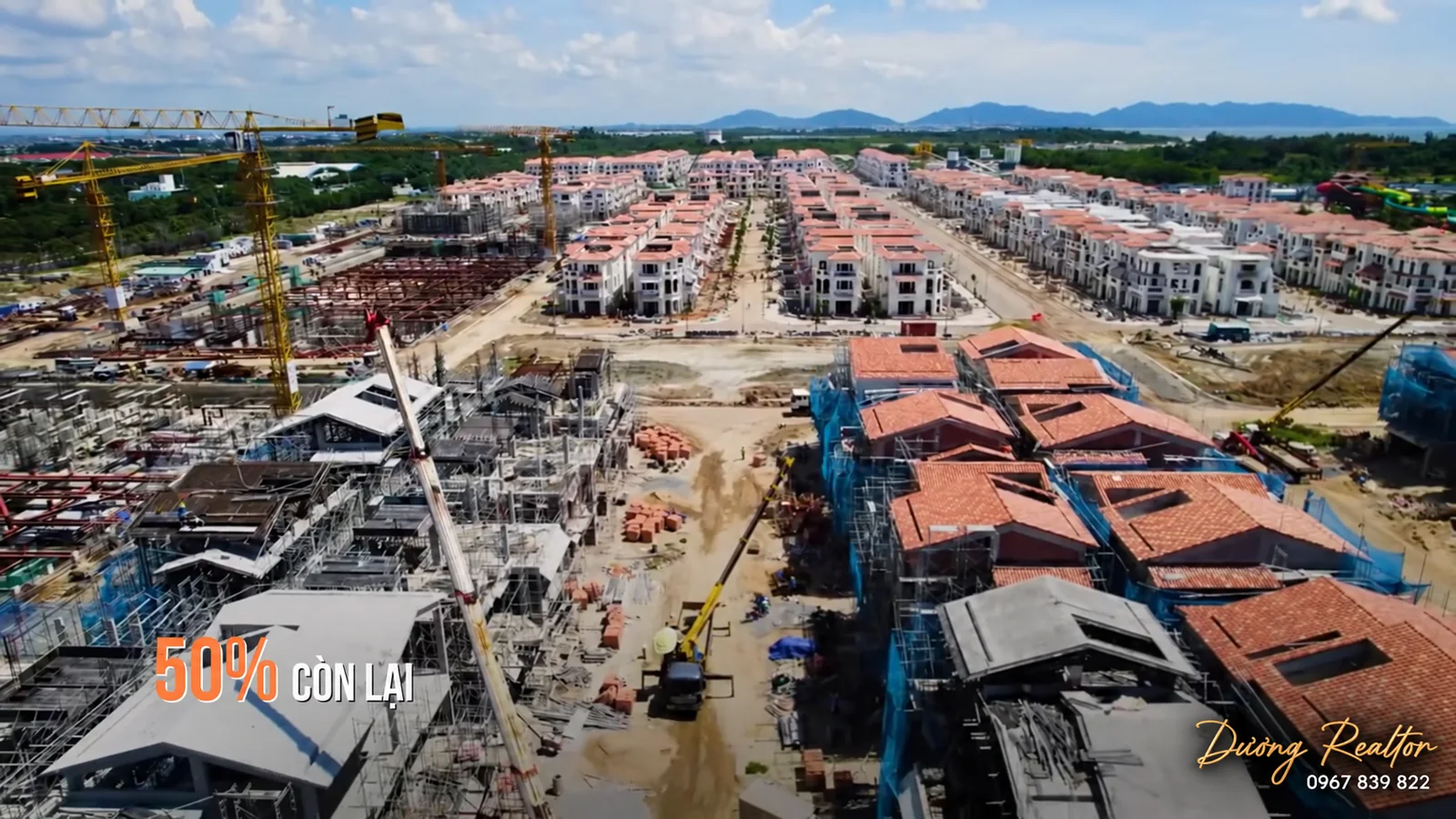 Công trường Casa Villa đơn lập Blanca City đang thi công tháng 10/2026