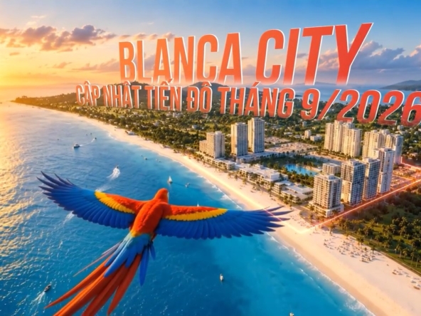 Cập nhật tiến độ dự án Blanca City Vung Tau tháng 9.2026