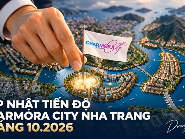Cập nhật tiến độ Charmora City tháng 10.2026