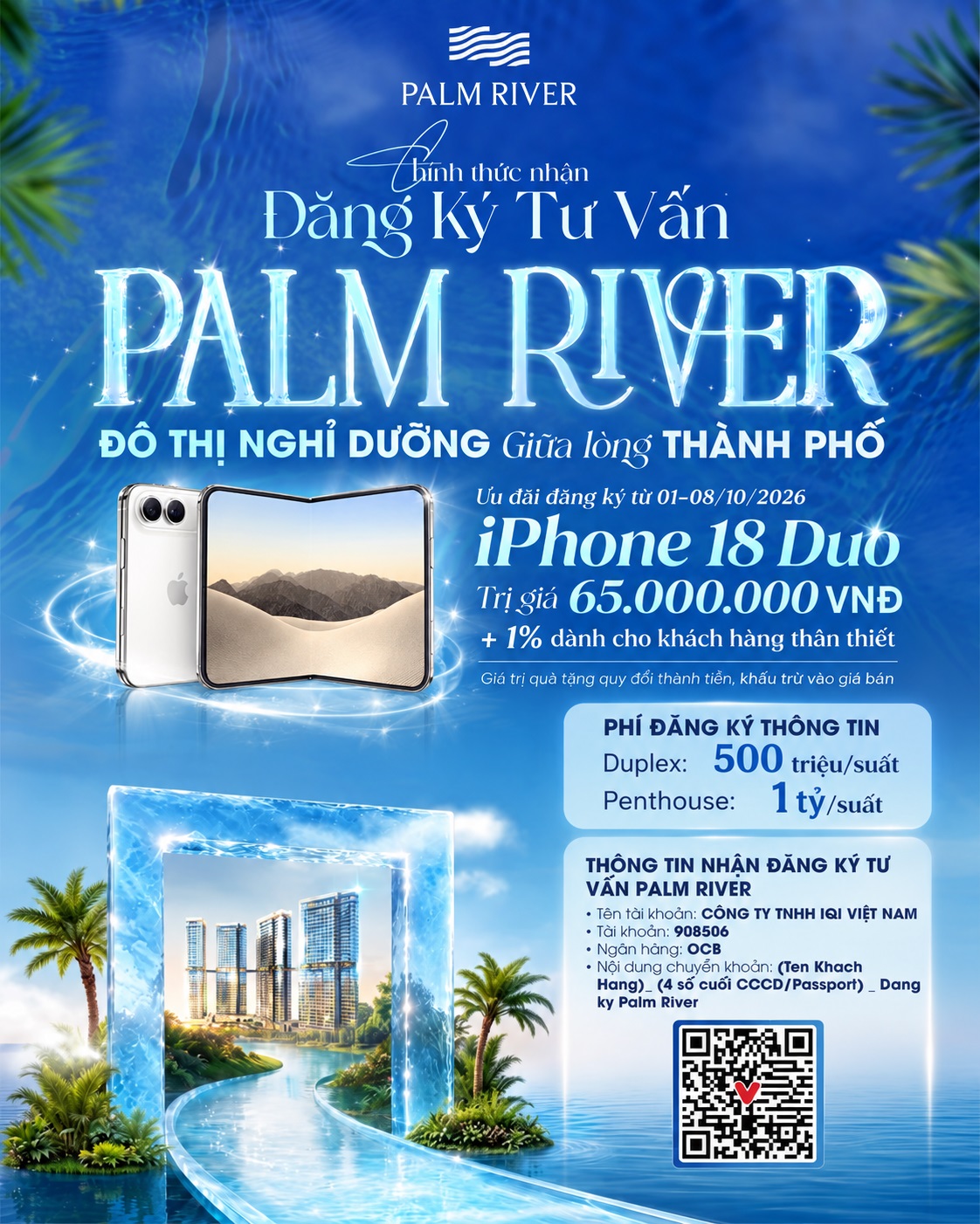 Đăng ký tư vấn Penthosue Duplex Palm River