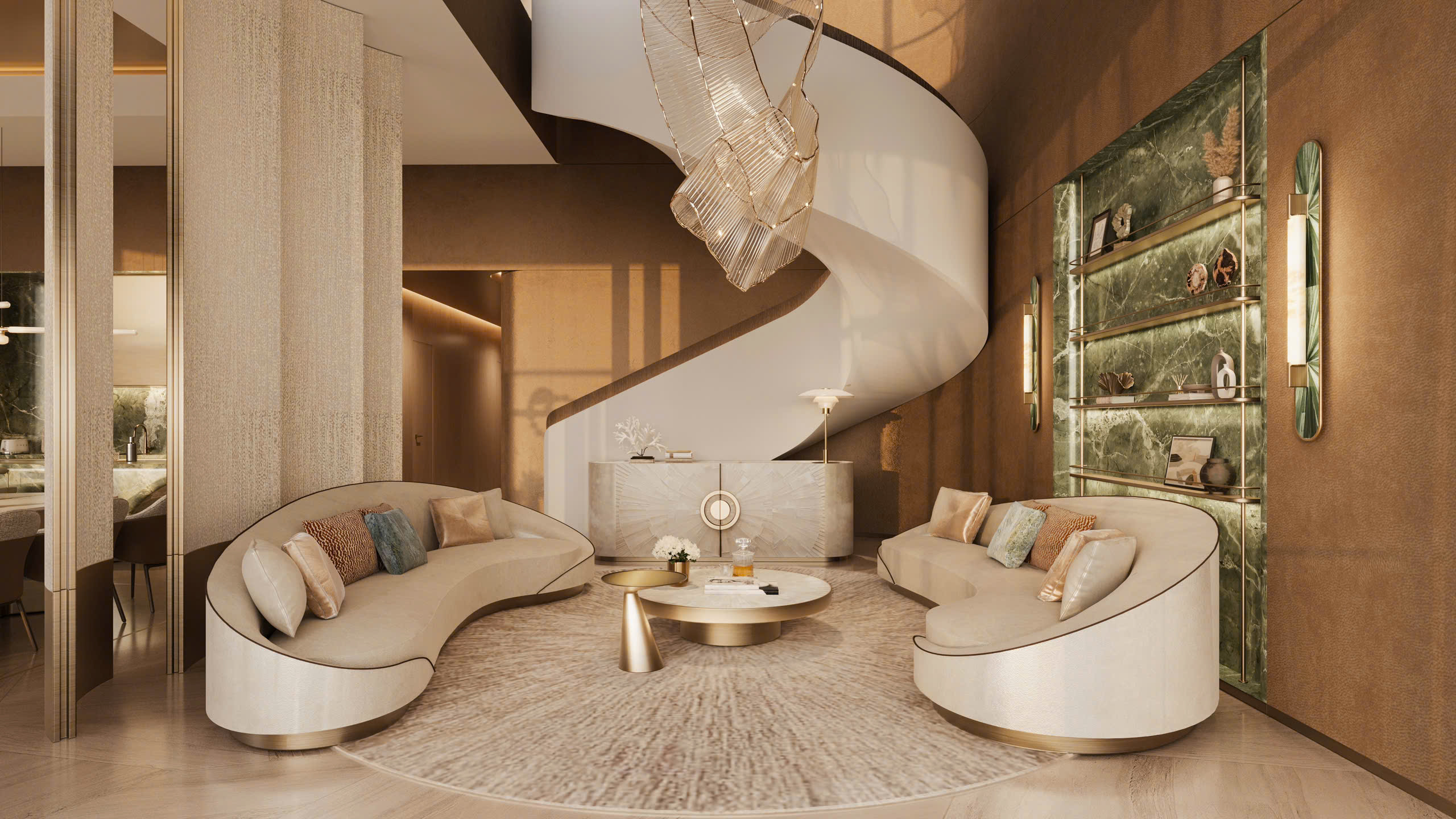 Phong-khach-Penthouse-Duplex-Palm-River